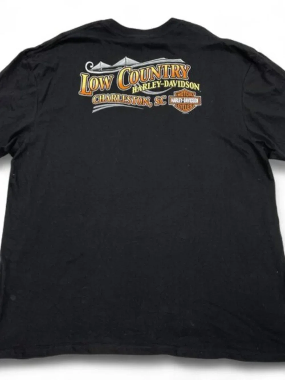 Harley Davidson Low Country Live To Ride Motorcycle Biker T-Shirt Men's 2XL XXL
